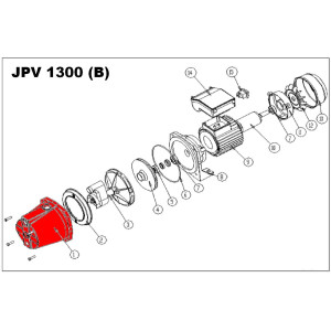 Těleso čerpadla Elpumps JPV 1300(B)