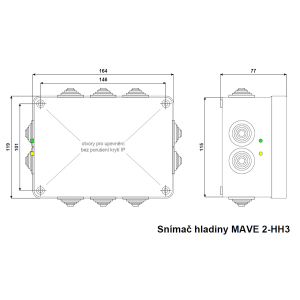 Snímač hladiny MAVE 2-HH3